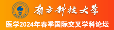 日比流水站南方科技大学医学2024年春季国际交叉学科论坛